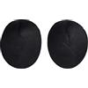 Kleiber - Spallina per Abiti 17 x 11 x 4 cm, Raso Nero Morbido