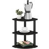 Furinno TURN-N-TUBE organizer da piano cucina, a 3 ripiani scaffale organizer angolare da piano, scaffale angolare, per cucina, dispensa, organizer e contenimento, Espresso