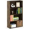 Furinno Pasir Libreria, Legno, Marrone (Columbia Walnut), taglia unica