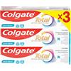 COLGATE - Total Active Prevention - Cura smalto dentifricio 24 ore - Protegge lo smalto e previene i problemi orali - 3 x 75 ml