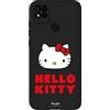 Personalaizer Cover per Xiaomi Redmi 9C Nero con motivo Hello Kitty Logo