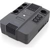 DIGITUS Gruppo di continuità - Sistema UPS All-in-One - 800VA 480W - AVR - 4 prese con messa a terra - 3x C13 - Software di monitoraggio UPS - Porte USB e RJ45