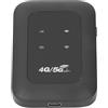 Yanmis Hotspot Wi-Fi Mobile 4G LTE, Router da Viaggio Portatile Ad Alta velocità da 150Mbps con Slot per Scheda SIM, Dispositivo Hotspot Wi-Fi Portatile Multifunzionale 4G per L'Asia,