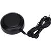 Greensen Altoparlante Esterno per Radio CB e Ham, Altoparlante Portatile con Connettore da 3,5 mm, Design Rotondo Compatto in ABS, Adatto per Comunicazione su Campo e Stazione Base
