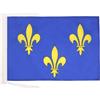 AZ FLAG Bandiera Fiore Di Lis Oro Azzurro 45x30 cm - Bandierina Regno Di Francia 30 x 45 cm Cordicelle