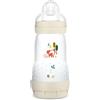 MAM Biberon Easy Start Anticolica, con Tettarella in Silicone SkinSoftTM, 2+ Mesi, 260 ml, Grigio