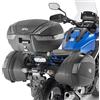 Generico 1146FZ ATTACCO SUPPORTO BAULETTO VALIGIA compatibile con HONDA NC 750 S NC 750 X REAR RACK compatibile con GIVI bauletti monolock monokey