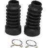 Headerbs Protezione della Protezione della Ghetta della Forcella Anteriore, 2PCS Sostituzione della Gomma del Parapolvere Dell'ammortizzatore Anteriore del Motociclo per DIO 18/27/28/34/35 (Nero)