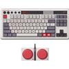 8Bitdo Retro Mechanical Keyboard, Bluetooth/2.4G/USB-C Hot Swappable Gaming Keyboard with 87 Keys, Dual Super Programmable Buttons for Windows and Android - N Edition - QWERTY English Keyboard