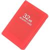 Generic Scheda di Memoria per Console di Gioco da 32 MB FMCB1.966 Ad Alta velocità per, Scheda Dati di Gioco Esterna Portatile, Facile da Usare, 1 Confezione (rosso)