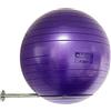 AUXPhome Supporto da parete in acciaio inox, robusto supporto per palline da yoga, espositore per palline, per esercizi e yoga, da 32 cm a 86 cm, con viti di montaggio
