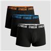 GymBeam Slip FIT 3Pack Black S