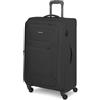 SMARTBOX valigia grande morbida 78 cm trolley XL da stiva espandibile 4 ruote con lucchetto leggera 3,6 kg Edition 04