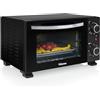 Tristar Forno Mini 10 L, 800 W, Termostato Regolabile, Timer 60 Minuti, Porta Doppio Vetro per Cottura Versatile, OV-3610