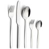 ECHTWERK Positano-Silber Edition, 30 pezzi, per 6 persone, 18/10, lucido, acciaio inox, set di posate, decorazione della tavola per matrimoni, scatola di immagazzinaggio inclusa
