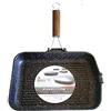 Antik Ars STONE BISTECCHIERA GRILL CM35X25 MANICO PIEGHEVOLE