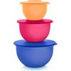 Tupperware Set di 6 ciotole classiche, 3+3 coperchi, lavabili in lavastoviglie, senza BPA, contenitori ermetici per alimenti a prova di perdite, per frigorifero e dispensa