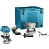 Makita RT001GZ10 - Fresa multifunzione a batteria, 40 V max. (senza batteria, senza caricatore)