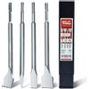 CCLIFE Scalpello SDS plus, Scalpelli per Piastrelle Scalpelli per Rimuovere di Calcestruzzo Muratura, Scalpello a Spatola per Trapano a Percussione