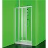 Arredobagno e Cucine Box porta frontale doccia Maestro pvc, cm120,nicchia scorrevole bianco acrilico