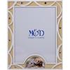 Holyart Portafoto cresima Avorio Vetro 14x11 cm Cristalli