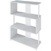 LEVIRA Liri Scaffale, Metallo, Grigio, 80 x 108 cm