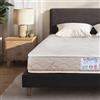 INmaterassi - Materasso Dolce Sonno Light in Memory Gel e Waterfoam, 11 Zone Ergonomiche, Rigidità Media, Rivestimento Anallergico e Antiacaro, Alto 18 cm, Letto Piazza e Mezza 120 x 190 cm