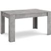 Skraut Home | Tavolo da Pranzo | Cucina, Sala da pranzo | 140x90x76 cm | Per 6 persone | Tavolo Cucina | Stile moderno | Cemento