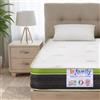 INmaterassi - Materasso TOP30 in Memory Gel, Rivestimento Sfoderabile in Aloe Vera, Traspirante e Antiacaro, Rigidità Alta, si Adatta al Peso, Alto 30 cm, per Letto Matrimoniale 160 x 200 cm