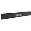 Skraut Home | Mobile TV Soggiorno | Ampio spazio a disposizione | 368x45x35 | Camino elettrico XXL | Stile moderno | Nero