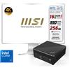 MSI Cubi N Mini PC Fanless Core 5 120U 5.00 GHz 256GB 16GB Usb Type-C Win11 Pro