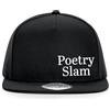 Huuraa Berretto Poetry Slam Schriftzug Regalo Snapback Cappy Nero Poetry Slam Schriftzug Moda