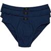 JP 1880 - Slip da Uomo, in Cotone, Confezione da 3 Pezzi, Colore Nero, 8XL