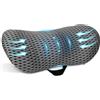 TOSUTOCuscino Lombare Ergonomico in Memory Foam,Supporto Lombare Letto,Cuscino Schiena con Rivestimento Traspirante e Cinturino Regolabile,Supporto Lombare per Auto per Auto,Sedia Ufficio,Letto,Divano