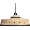LEDKIA LIGHTING ILUZZIA Lampada Sospensione Fibre Naturali Arya E27 Nero