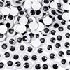 TOAOB THE ONE AND ONLY BABY TOAOB 300 Pezzi Occhi Adesivi 20mm Rotondo Plastica Mobili Autoadesivi Wiggle Eyes Occhietti per Lavoretti Fai da Te Scrapbooking Artigianato Bambole Pupazzi Accessori Bianco Nero