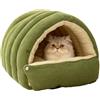 Generico Cuccette Morbide Da Interno Gattini - Cuccia Grotta Per Gatti | Cuccia Gatti A Forma Di Grotta | Letto Chiuso Animali Domestici Per Animali Di Taglia Piccola Media Grande Gattini Cuccioli