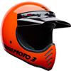 Bell Casco Moto Custom Bell Moto-3 CLASSIC GLOSS Arancio