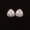 4x4 MM - Naturale Ceylon Bianco Zaffiro Cubico Loose Gemma Taglio Combinato Paio