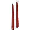 Cereria Di Giorgio Candele Coniche Ø 2,2 cm H. 25 cm (10 pz) - Rosso