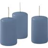 Cereria Di Giorgio Cero D 4 Cm H 7 Cm Dusty Blue 12 Pz