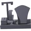 Amagogo Set espositore per Gioielli, Porta Orecchini, Elegante espositore per collane, per fiere, Anelli, Gioielli, vanità