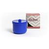 Dr. Bauer's Dr. Bauer Contenitore per bagno di pulizia della dose con inserto di risciacquo | protesi dentaria| La protesi può blu (1 pezzo)