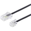 1aTTack.de 1x 10m - Cavo telefonico RJ11 (6/4) a RJ45 (8/4) cavo modulare spina Western per presa telefonica modem router fax ISDN DSL VDSL Internet