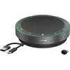 Jabra Speak2 75 Vivavoce Bluetooth senza fili per lavoro - 4 microfoni a cancellazione di rumore, altoparlanti da 65 mm, funzione di collegamento, USB-C, Google Meet - Grigio scuro