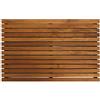 Bare Decor Zen Shower Zerbino in Legno massello di Teak e Finitura oliata, 80 x 50 cm (Rectangular)