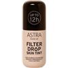 Astra Make-Up Filter Drop Skin Tint Fondotinta Idratante Perfezionante Finish Naturale 12H 25 Ml (04 Medium)