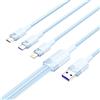 Vention Cavo Vention CTRLG 3-in-1 USB 2.0 A 6A 1.5M Blu
