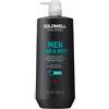 Goldwell Dualsenses Men Hair & Body Shampoo 1000ml - shampoo/doccia uomo