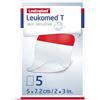 Leukoplast Leukomed T Skin Sensitive Medicazione Trasparente 5 x 7.2 cm, 5 Pezzi